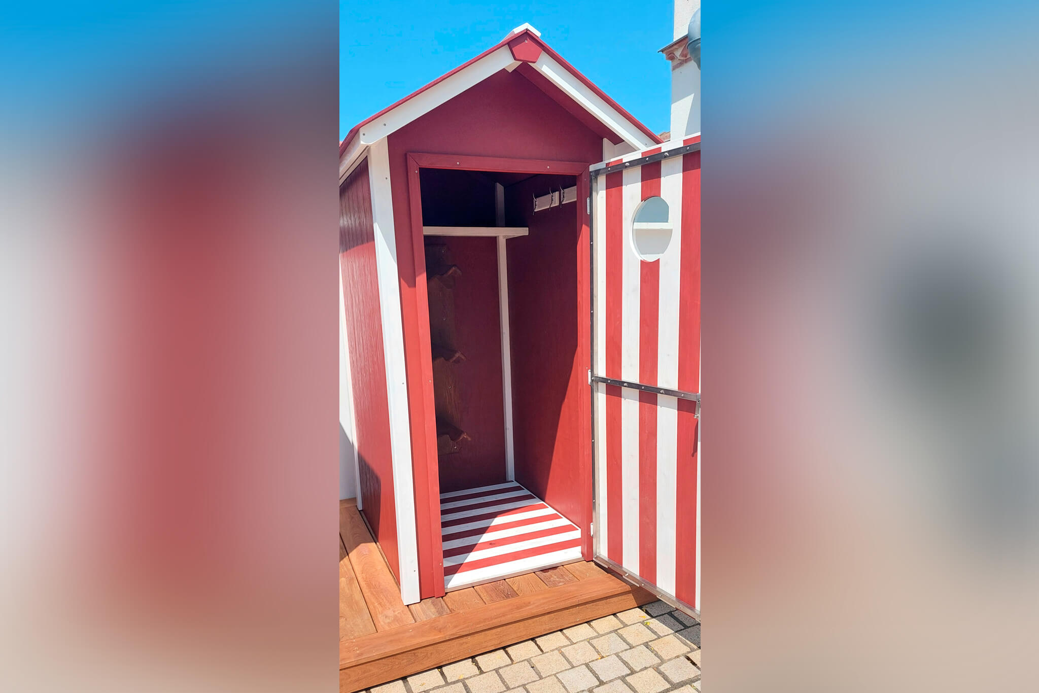 Cabine à l'ouest - Cabines de plage en bois